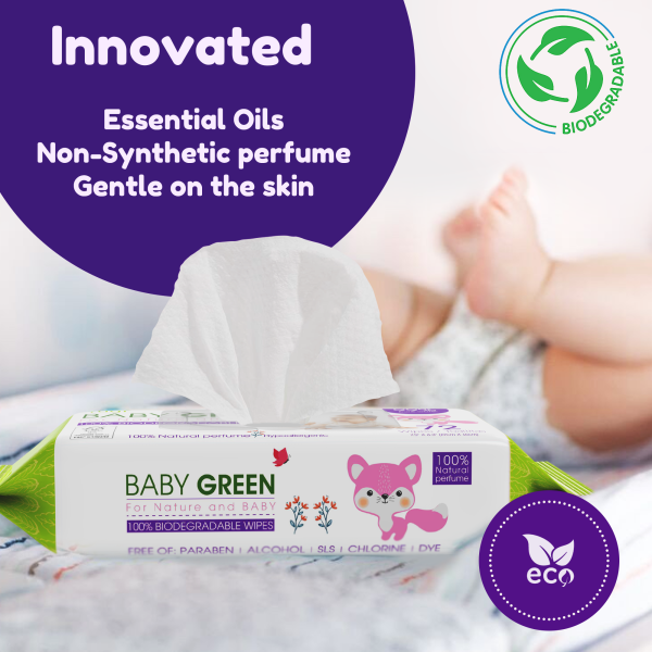 Essential Oils biodegradable-baby-wipes
