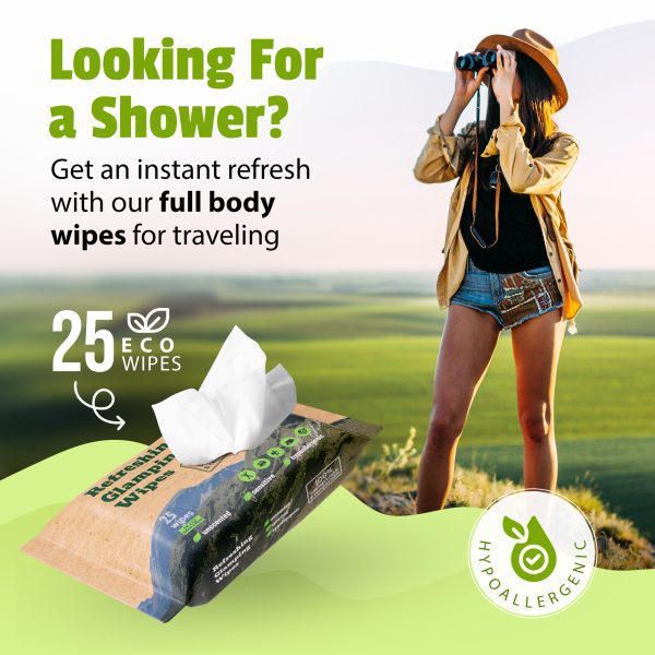 Biodegradable Camping wipes